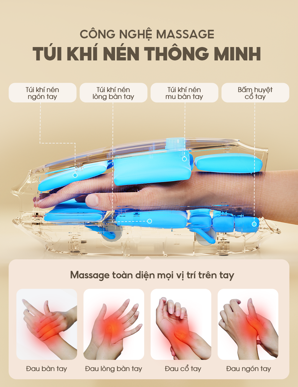 Máy massage tay Ajido H5 Pro