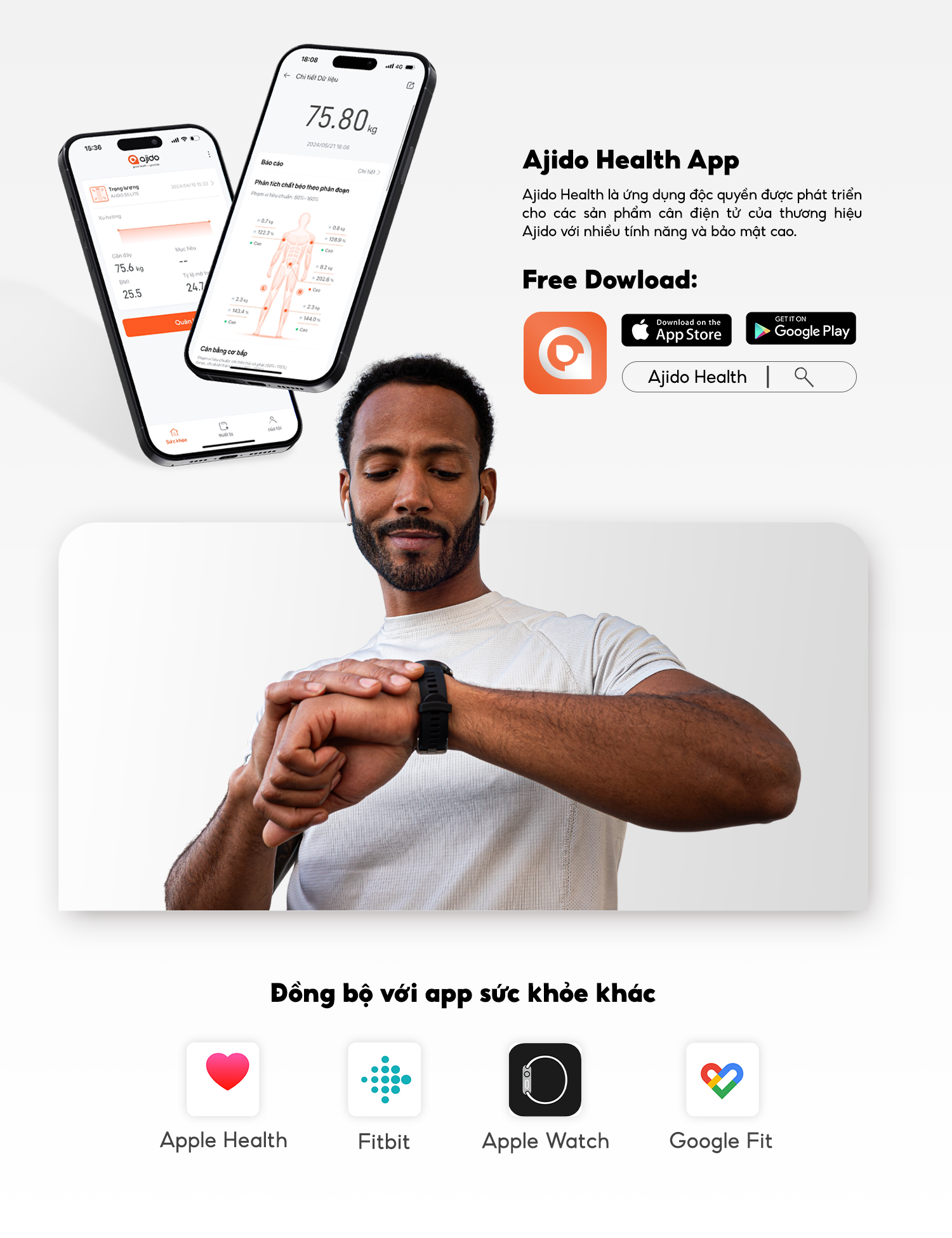 Cân thông minh Scanbody S8