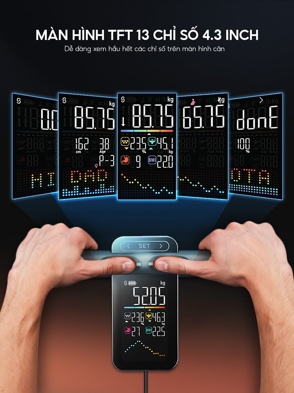 Cân thông minh Scanbody X8 Elite