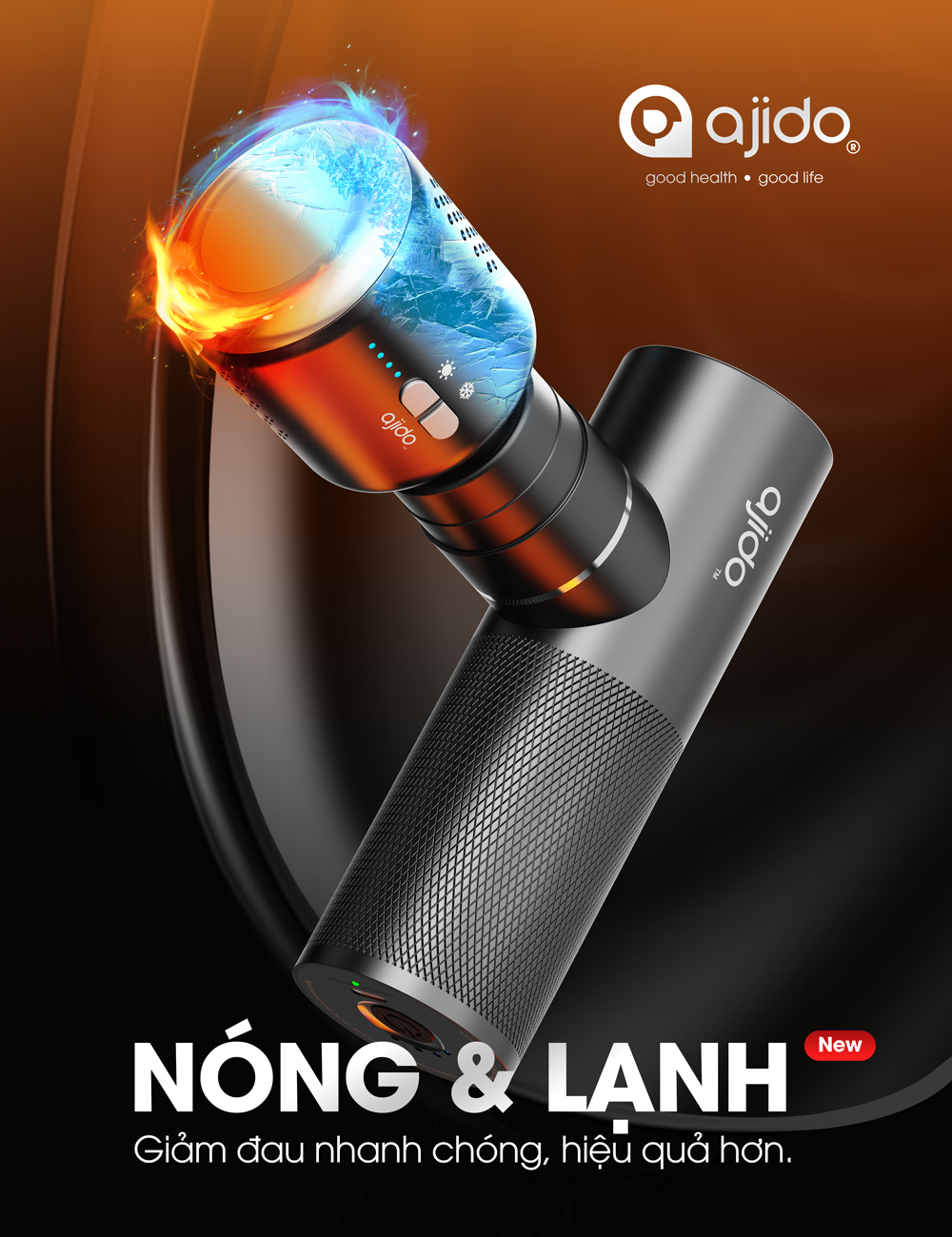 Máy massage cầm tay Ajido Mini Q6