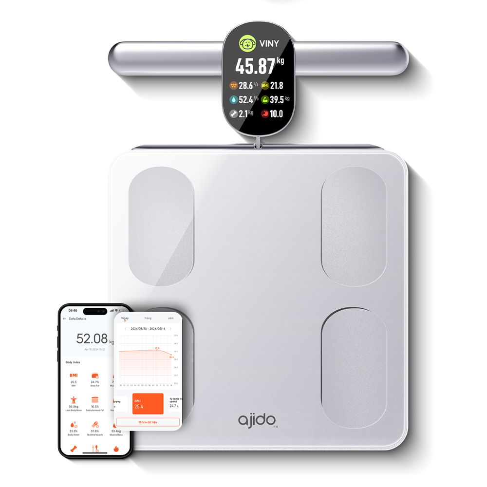 Cân phân tích thành phần cơ thể Ajido Scanbody S8
