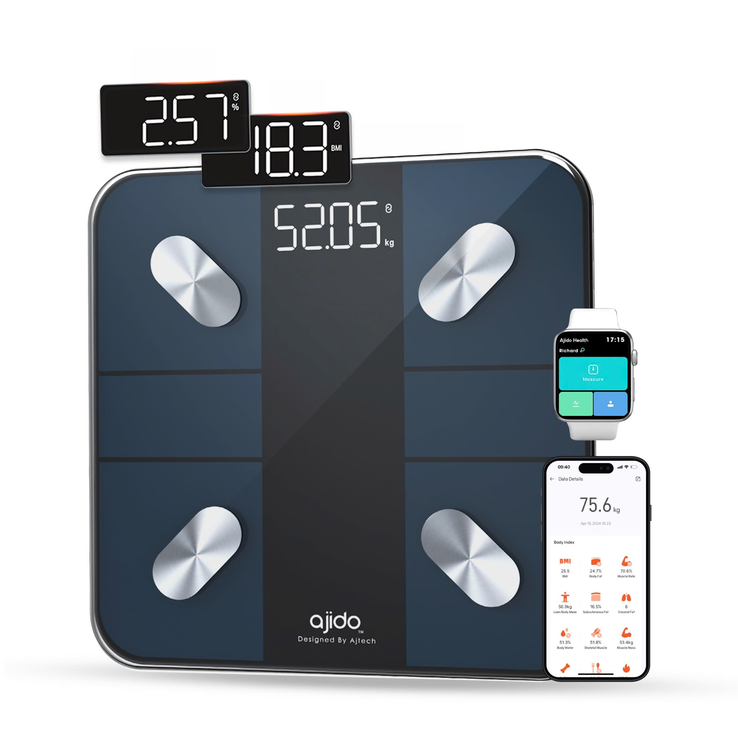 Cân sức khoẻ thông minh Ajido S5 Pro