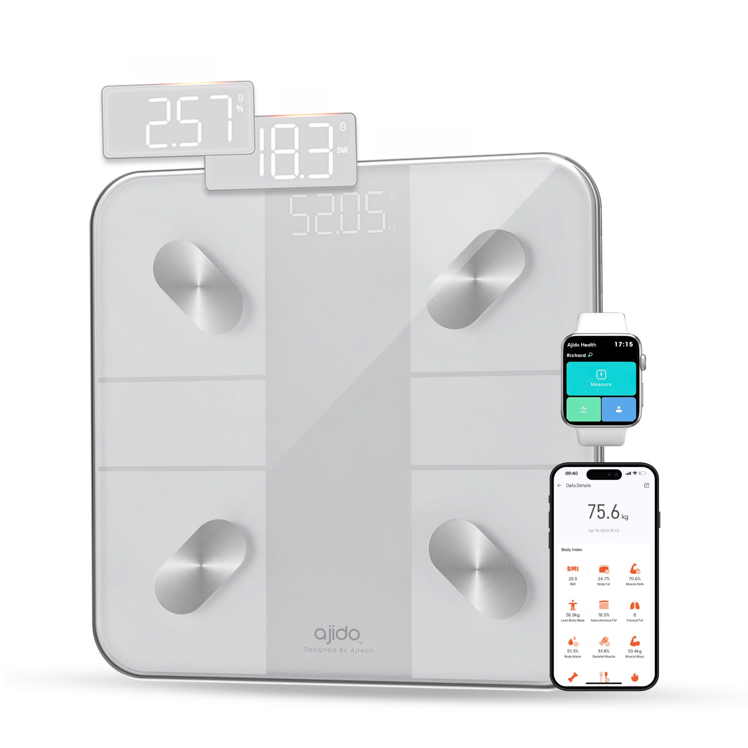 Cân sức khoẻ thông minh Ajido S5 Pro