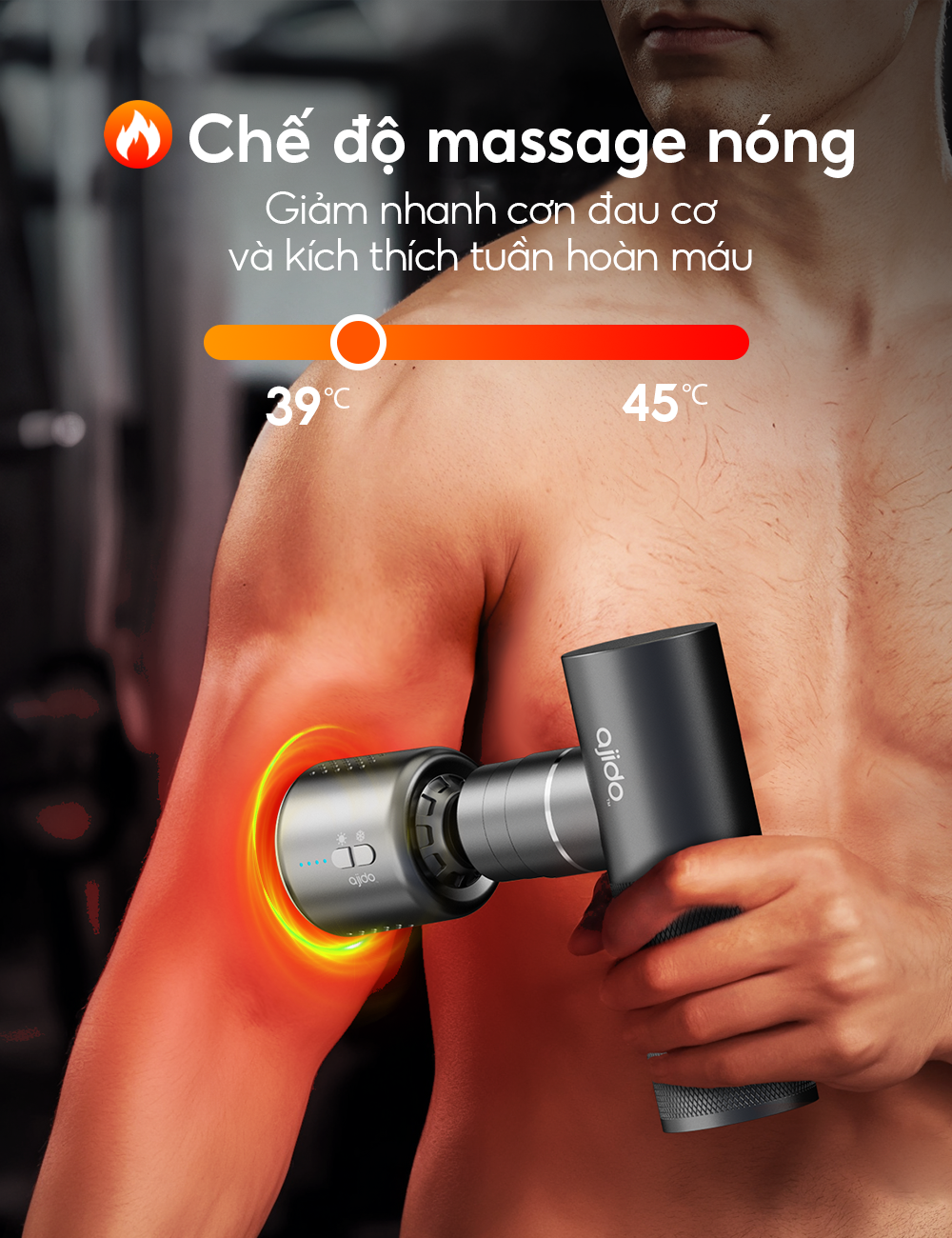 Máy massage cầm tay Ajido Mini Q6