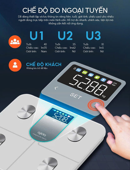 Cân thông minh Vaslist V6 Lite