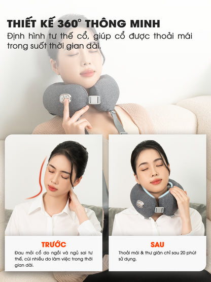 Gối massage cổ Ajido INECK N3 PRO