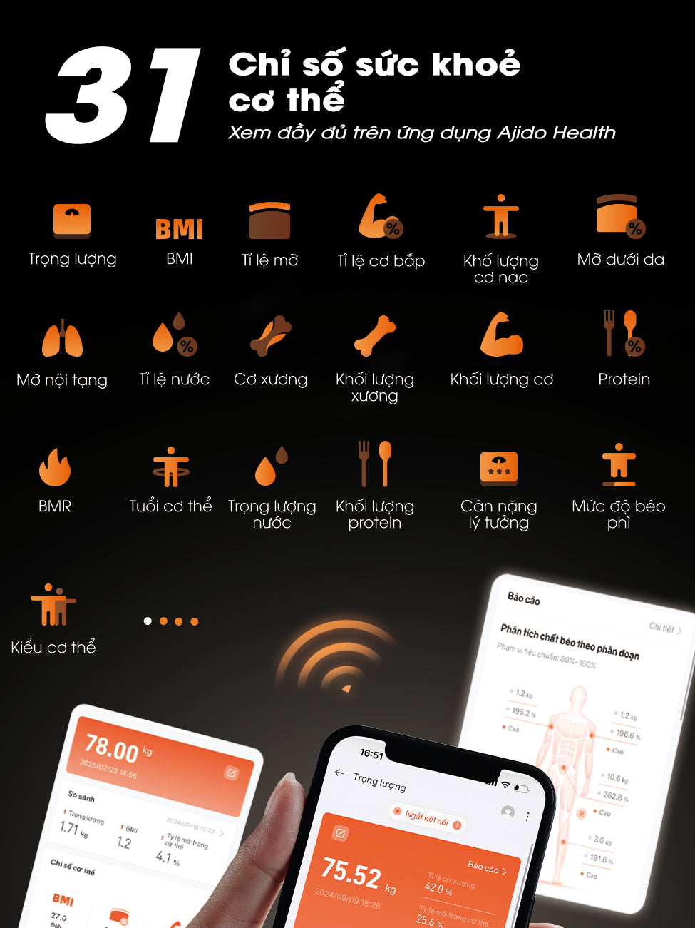 Cân thông minh Scanbody X8 Elite