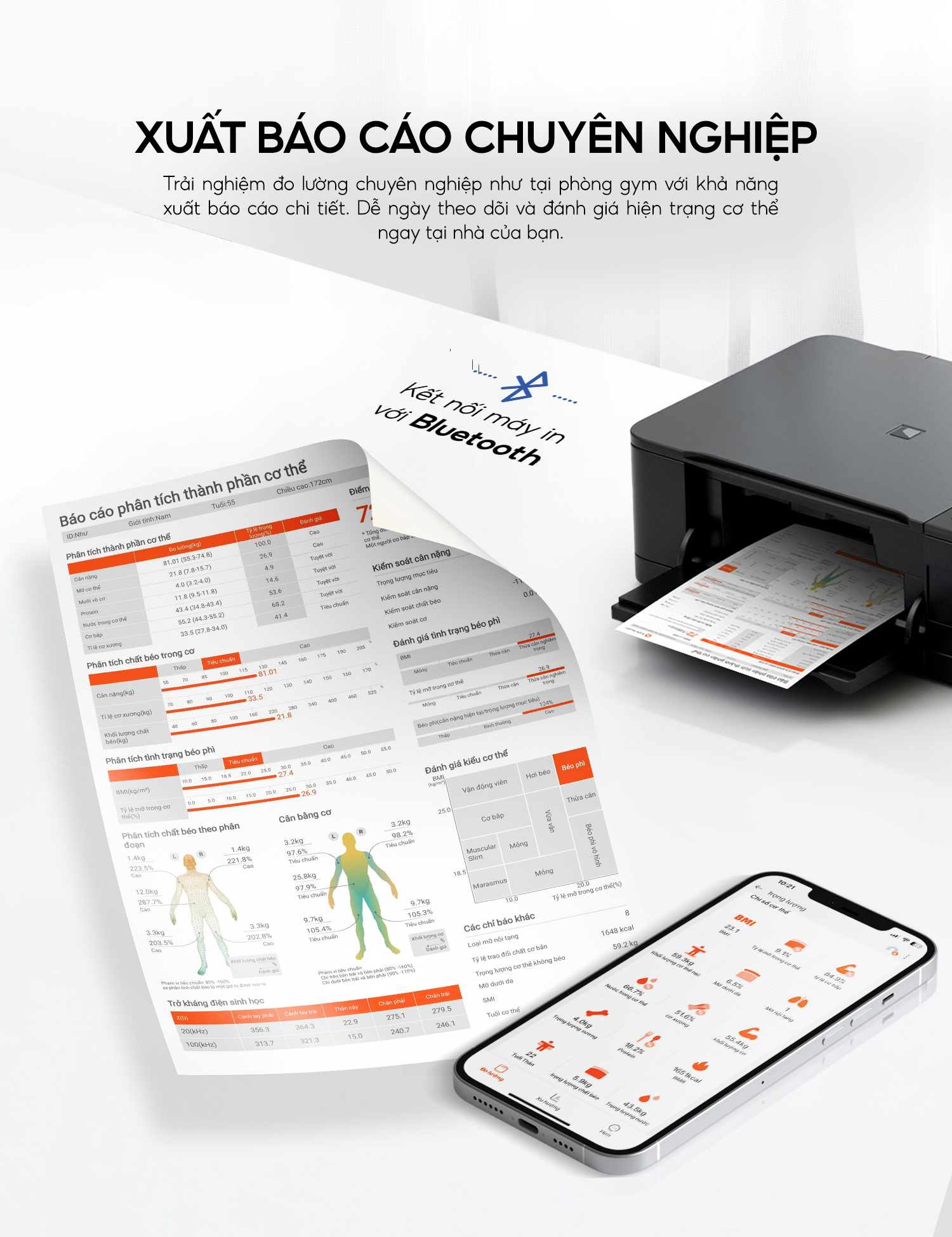 Cân thông minh Scanbody S8